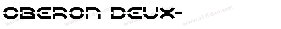 Oberon Deux字体转换